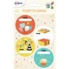 12 étiquettes cadeaux anniversaire - thème festif JGIFT05