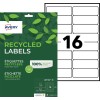 Pochette de 240 étiquettes 100% recyclées LR7162-15