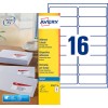 Etiquette adresse J8162-40 Contenu: 640 Etiquettes / 40 Feuilles