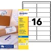 Etiquette adresse J8162-100 Contenu: 1.600 Etiquettes / 100 Feuilles