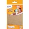 18 étiquettes ovales couleur kraft OVKR18