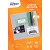 80 cartes de visite mates bords lisses C32015-5