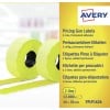 10 rouleaux de 1200 étiquettes jaunes 26x16 mm pour pinces 2 lignes YPLP1626