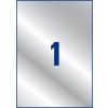 Etiquette ultra-résistante métallique L6013-20 297 x 210 mm