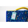 Lot de 2 étiquettes pour cartables, sac à dos et bagages, résistantes à l'eau BAGTAG