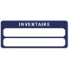 Etiquettes Inventaire Sécuritaires INV02AT 48 x 20 mm