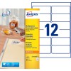 Etiquettes enlevables L4743REV-25 Contenu: 300 Etiquettes / 25 Feuilles