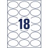 Etiquettes brillantes C6079-10 63,5 x 42,3 mm