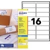 Etiquette adresse J8162-25 Contenu: 400 Etiquettes / 25 Feuilles