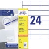 Etiquettes multi-usages 3474 Contenu: 2.400 Etiquettes / 100 Feuilles