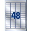 Etiquette ultra-résistante métallique L6009-20 21,2 x 45,7 mm