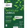 2400 étiquettes 100% recyclées LR3474-100