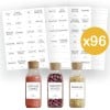 96 étiquettes bocaux pour produits alimentaires en vrac VRAC96F