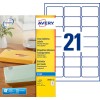 Etiquette adresse J8560-25 Contenu: 525 Etiquettes / 25 Feuilles