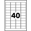 Etiquettes 100% recyclées LR7654-15 45,7 x 25,4 mm