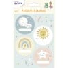 12 étiquettes cadeaux naissance et anniversaire - thème ciel JGIFT02