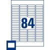 Etiquette mini J8656-25 11,1 x 46 mm