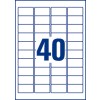 Etiquette ultra-adhésive L6140-20 25,4 x 45,7 mm