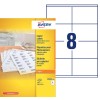 Etiquettes copieurs DP080-100 Contenu: 800 Etiquettes / 100 Feuilles