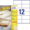 Etiquettes multi-usages recyclées LR3424 Contenu: 1.200 Etiquettes / 100 Feuilles