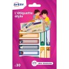 30 étiquettes stylos autocollantes motifs magie RESMI30HP