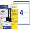 Etiquette dos de classeur L4761-25 Contenu: 100 Etiquettes / 25 Feuilles