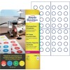 Pastilles calendrier infalsifiables L7805-10 Contenu: 480 Etiquettes / 10 Feuilles