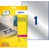 Etiquette ultra-résistante métallique L6013-20 Contenu: 20 Etiquettes / 20 Feuilles