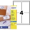 Etiquettes d'expédition J8169-25 Contenu: 100 Etiquettes / 25 Feuilles