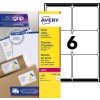 Etiquettes d'expédition L7166-100 Contenu: 600 Etiquettes / 100 Feuilles