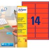 Etiquette enlevable couleur L6054-20 Contenu: 280 Etiquettes / 20 Feuilles