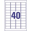 Etiquette produit L7125-8 45,7 x 25,4 mm