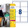 Etiquettes ultra résistantes L7914-10 Contenu: 80 Etiquettes / 10 Feuilles