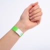 100 Bracelets en papier Tyvek® vert TYVGN-10