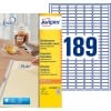 Etiquettes enlevables L4731REV-25 Contenu: 4.725 Etiquettes / 25 Feuilles