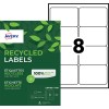 Etiquettes 100% recyclées LR7165-100 Contenu: 800 Etiquettes / 100 Feuilles