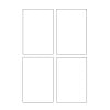Cartes de correspondance C2318-25I 82 x 128 mm