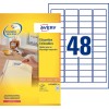 Etiquettes enlevables L4736REV-25 Contenu: 1.200 Etiquettes / 25 Feuilles