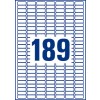 Etiquettes enlevables L4731REV-25 10 x 25,4 mm