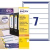 Etiquette dos de classeur L4760-25 Contenu: 175 Etiquettes / 25 Feuilles