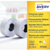 10 rouleaux de 1200 étiquettes blanches 26x16 mm pour pinces 2 lignes PLP1626