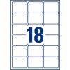 Etiquettes 100% recyclées LR7161-100 63,5 x 46,6 mm