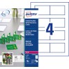 Cartes de visite double C32058L-25 Contenu: 100 Cartes / 25 Feuilles