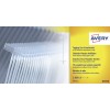 5000 attaches transparentes 50 mm en polypropylène pour pistolet textile AS050