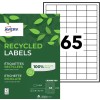 6500 étiquettes 100% recyclées LR3666-100 Contenu: 6.500 Etiquettes / 100 Feuille