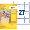Etiquettes enlevables L4737REV-25 Contenu: 675 Etiquettes / 25 Feuilles