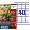 Etiquette produit L7125-8 Contenu: 320 Etiquettes / 8 Feuilles