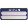 Etiquettes Inventaire Argentées INV02PET 48 x 20 mm