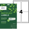 Pochette de 60 étiquettes 100% recyclées LR7169-15 Contenu: 60 Etiquettes / 15 Feuille