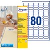 Etiquettes enlevables L4732REV-25 Contenu: 2.000 Etiquettes / 25 Feuilles